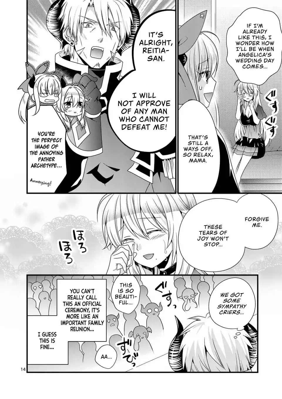 Maou Desu. Onna Yuusha no Hahaoya to Saikon Shita no de, Onna Yuusha ga Giri no Musume ni Narimashita. Chapter 18 15